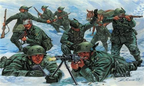 Italeri 6059 1/72 WWII Italian Mount Troops Alpini Plastic Model Kit