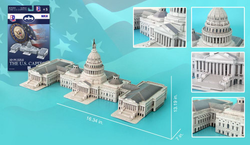 Daron CF074H US Capitol Building 3D Puzzle 132 Pieces