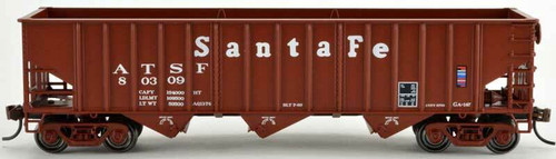 Bowser 42501 HO 70 Ton 14 Panel Hopper Car ATSF Santa Fe #80316