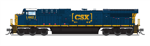 Broadway Limited 6274 N GE AC6000, CSX #662, Boxcar Scheme, Paragon3 Sound/DC/DCC