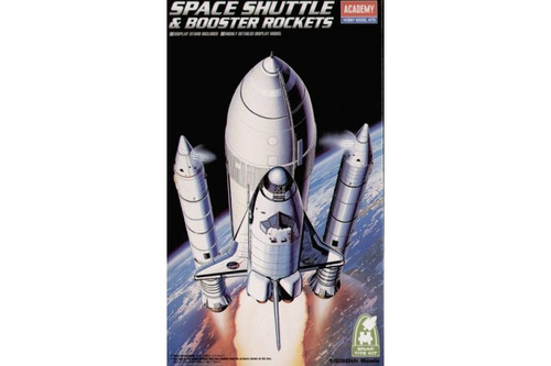 Academy 12707 1/288 Space Shuttle with Booster Rockets Plastic Model Kit