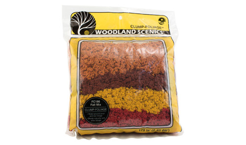 Woodland Scenics FC186 Clump-Foliage Fall Mix Large Bag Package