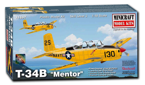 Minicraft 11697 1/48 T-34B U.S.N. Model Kit