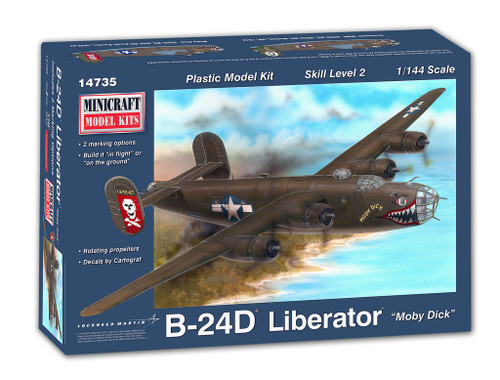 Minicraft 14735 B-24D "Moby Dick" Model Kit