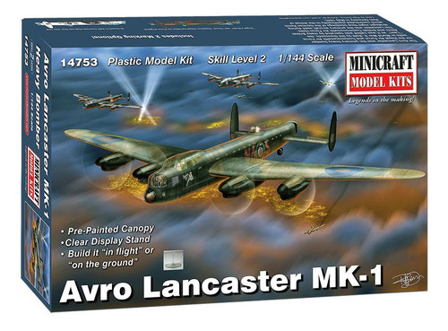 Minicraft 14753 1/144 Avro "Lancaster" Model Kit