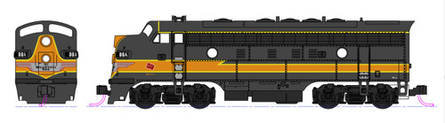 Kato 106-0429-LS N EMD F7A + F7B Milwaukee Road Freight 2-Locomotive Set #88A, 88B w/ Pre-Installed ESU LokSound DCC