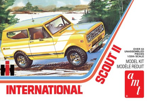 AMT 1248 1/25 1977 International Harvester Scout II Truck Plastic Model Kit
