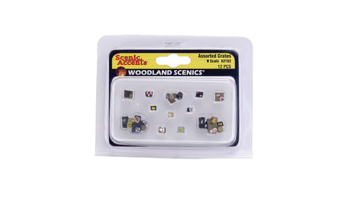 Woodland Scenics A2162 Assorted Crates - N scale Package