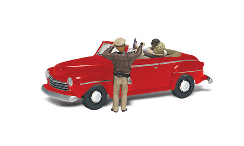 Woodland Scenics AS5337 Autoscenes Cop'n a Kiss - N Scale