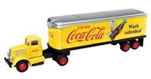 Classic Metal Works 31188 Ho White WC22 Tractor Trailer Set Coca-Cola