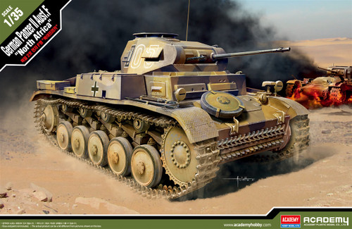 Academy 13535 1/35 German Panzer II Ausf. F "North Africa" Model Kit