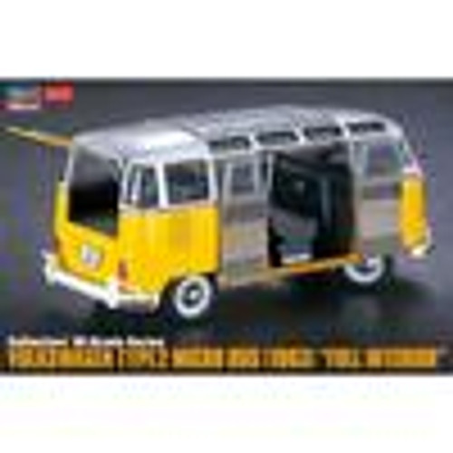 Hasegawa 51048 1/24 1963 Volkswagen Type 2 Micro Bus 1963 Full Interior Plastic Model Kit