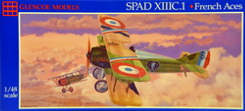 Glencoe Models 05118 1/48 Spad Xiii French Aces Model Kit