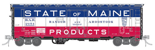 Eastern Seaboard 400102 Ho XIH Boxcar - Bangor and Aroostook #BAR 2151