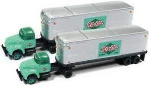 Classic Metal Works 51178 N IH R-190 Tractor/Trailer Set So-Cal 2-Pack