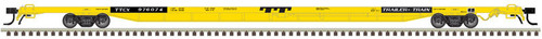 Atlas 50 004 442 N ACF 89' 4" Flat Car Containers - Trailer Train (TTCX) #976112