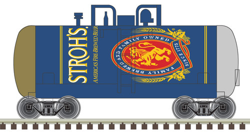 Atlas Trainman 50 005 644 N Beer Can Shorty Tank Car - Stroh's #2000