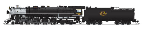 Broadway 6966 Ho SP&S E-1 4-8-4 #700 Paragon4 Sound DC/DCC, Smoke