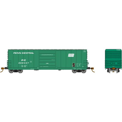 Rapido 139002A HO Evans X72A Box Car - Penn Central Small Logo - Single Car