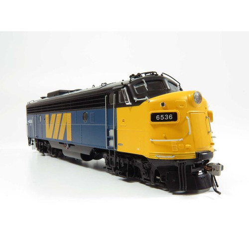 Rapido 220579 HO FP9A Locomotive DC/DCC /Sound - VIA Rail (no logo on nose) #6536