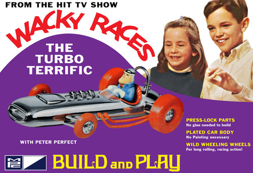 MPC 937 1/32 Wacky Races - Turbo Terrific Snap Plastic Model Kit