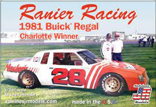Salvino Jr RRB1981C Ranier Racing 1981 Buick Regal Charlotte Winner Model Kit