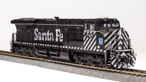 Broadway Limited 7183 Ho GE ES44AC Paragon4 Sound/DC/DCC - ATSF #785 Zebra Stripe