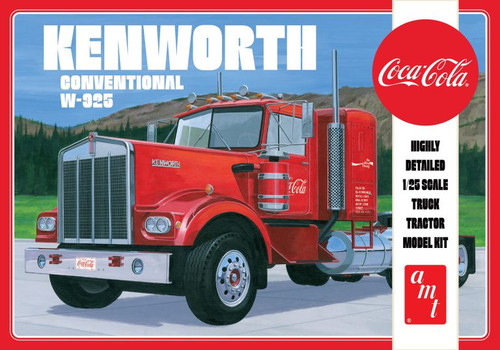 AMT 1286 1/25 Kenworth 925 Tractor Coca-Cola Plastic Model Kit