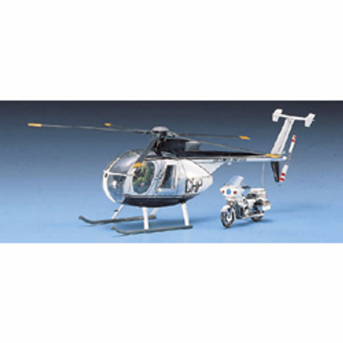 Academy 12249 1/48 Hughes 500D Police Helicopter Plastic Model Kit
