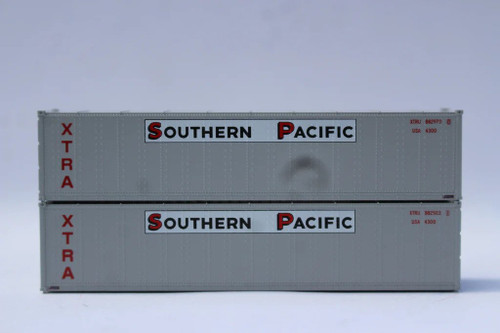 Jacksonville Terminal 405698 N 40' Containers with Magnetic System - XTRA Lease Southern Pacific Set #2