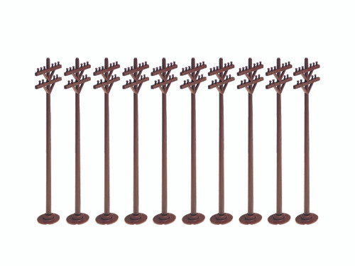 Lionel 62181 O Telephone Poles Set of 10