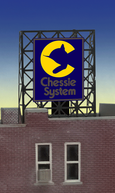 Miller Engineering 339070 N/Z Scales Chessie System Billboard