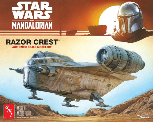 AMT 1273 1/72 Star Wars Mandalorian Razor Crest Model Kit