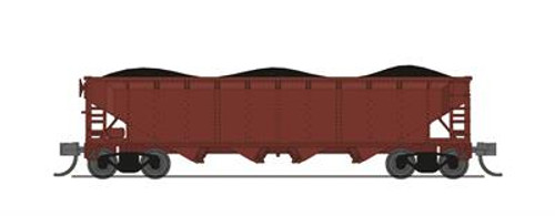 Broadway Limited 7432 N ARA 70-Ton Quad Hopper - Unlettered Freight Car Red 4-Pack