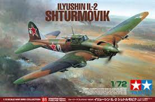 Tamiya 60781 1/72 Ilyushin Il-2 Shturmovik Plastic Model Kit