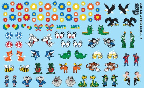 Gofer Racing Decals 11053 1/24 Silly Stuff Decals