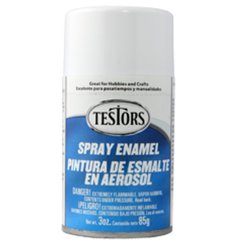 Testors 1245T Spray Enamel White - Gloss 3 oz