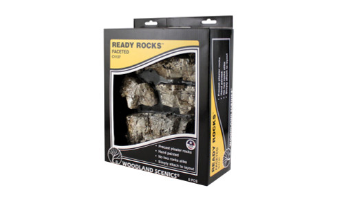 Woodland Scenics C1137 Faceted Ready Rocks Package