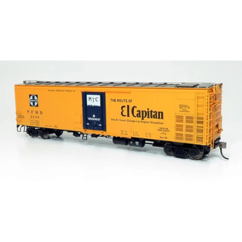 Rapido 156005 HO Santa Fe RR-56 Mechanical Reefer - El Capitan Slogan - 4-Pack