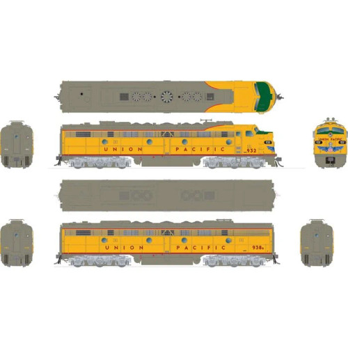 Rapido 028540 HO EMD E8A & E8B DC/DCC w/Sound - Union Pacific #938 + #938B