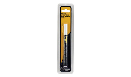 Woodland Scenics C1291 Road Striping Pen - White Packaging