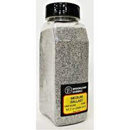 Woodland Scenics B1394 Gray Blend Medium Ballast Shaker Packaging