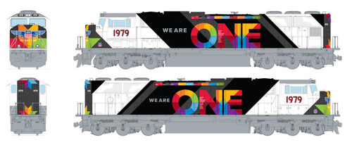 Kato 176-1979 Kato 176-1979-D N EMD SD70M Flat Radiator Union Pacific "We Are One" #1979 w/ DCC & Sound Installed