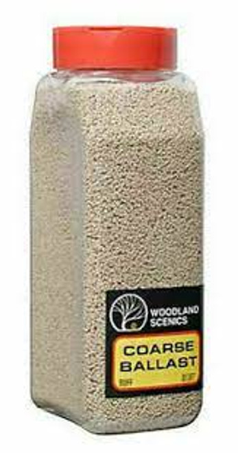 Woodland Scenics B1387 Buff Coarse Ballast Shaker Packaging