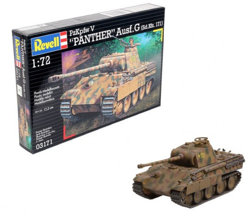 Revell 03171 1/72 PzKpfw V Panther Ausf.G Plastic Model Kit Box