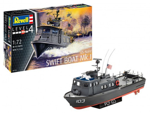 Revell 05176 1/72 US Navy Swift Boat MK.I Plastic Model Kit Box