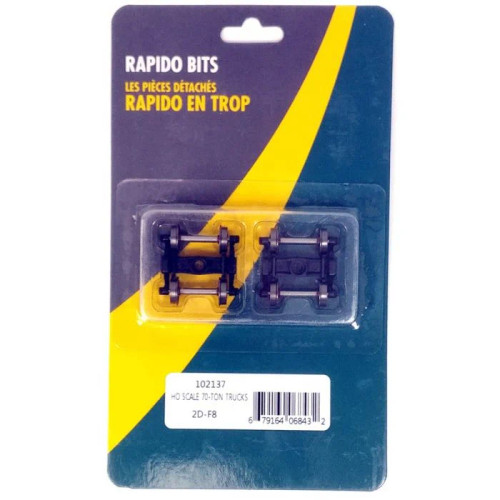 Rapido 102133 Rapido Bits HO 2E-F10 Trucks (1 pair) Package