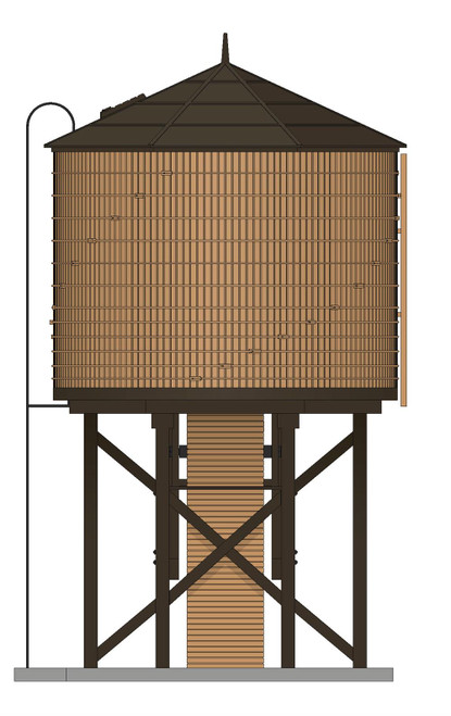 Broadway Limited 7926 Ho Water Tower Weathered Brown Unpowered