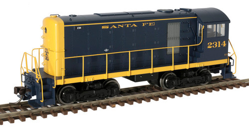 Atlas 10 003 979 HO Alco HH600/HH660 Locomotive - Santa Fe #2318 Silver