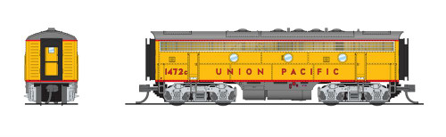 Broadway Limited N 7784 EMD F7B Union Northern #1468B Paragon4 Sound/DC/DCC